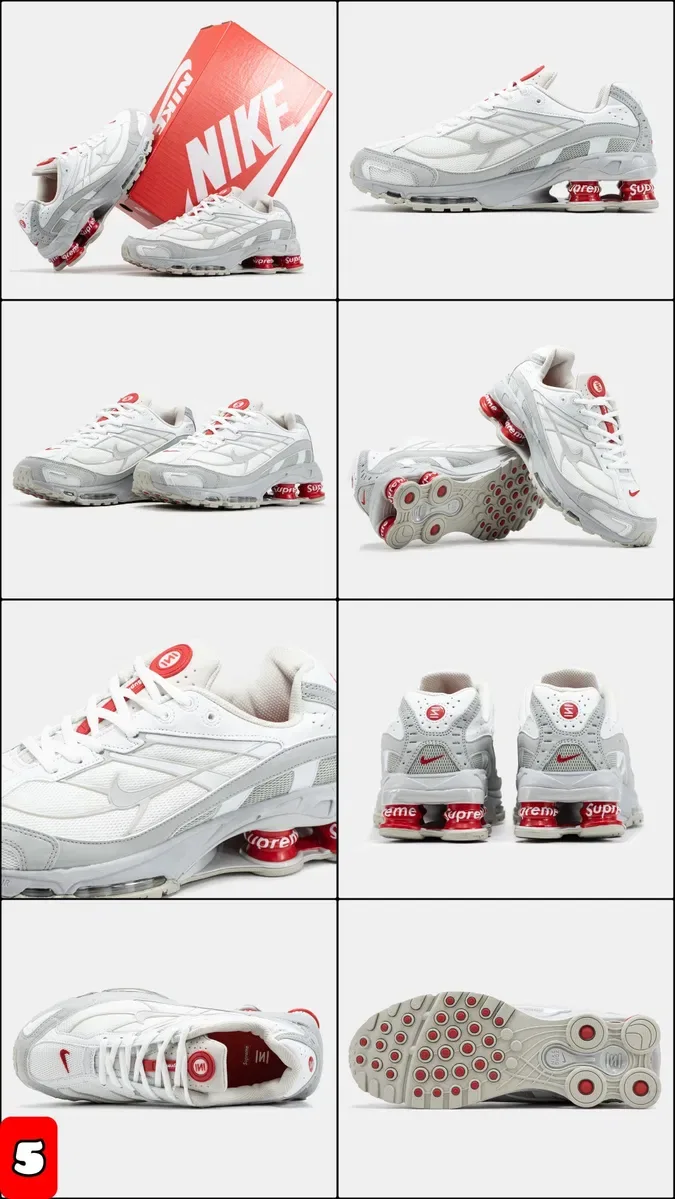 БЕЗ ПЕРЕДПЛАТИ‼️Кросівки Supreme x Nike Shox TL Ride 2 /36-45, ПРЕМІУМ — фото 6