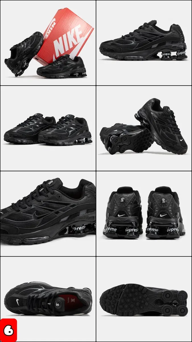 БЕЗ ПЕРЕДПЛАТИ‼️Кросівки Supreme x Nike Shox TL Ride 2 /36-45, ПРЕМІУМ — фото 7