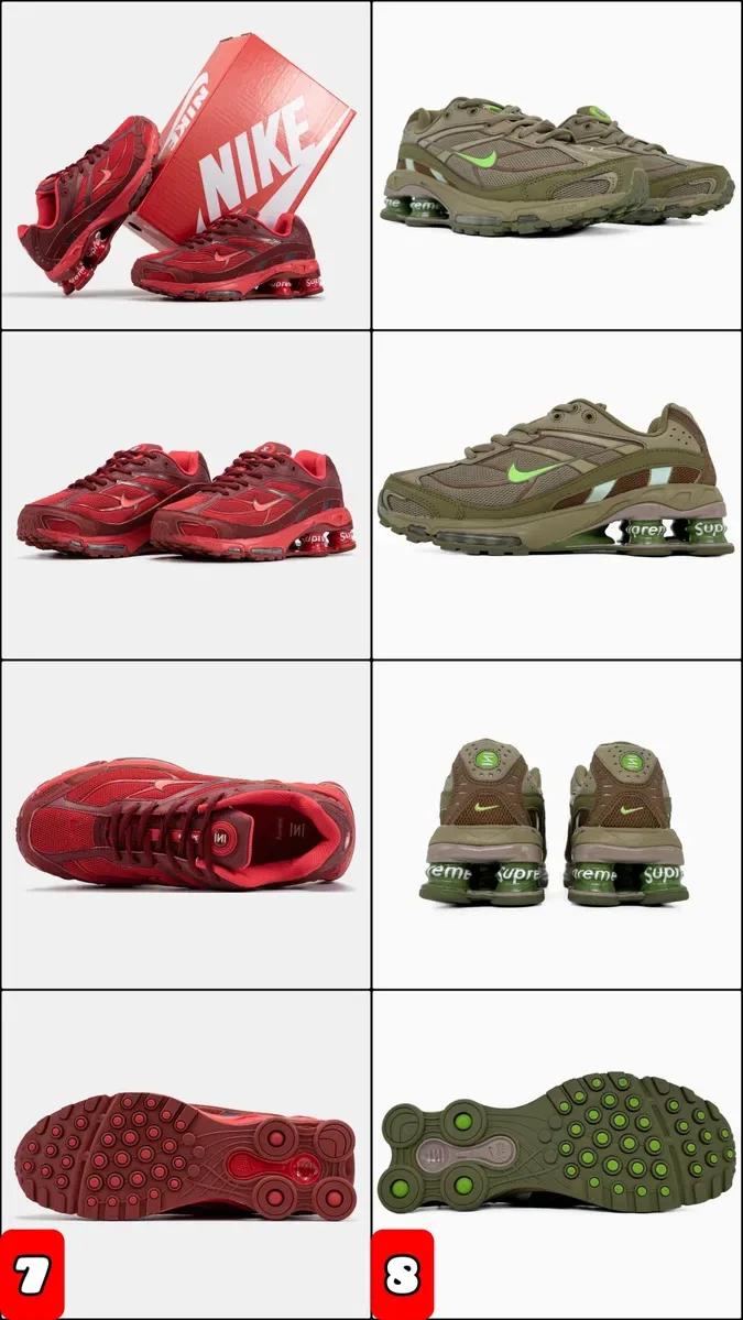 БЕЗ ПЕРЕДПЛАТИ‼️Кросівки Supreme x Nike Shox TL Ride 2 /36-45, ПРЕМІУМ — фото 8