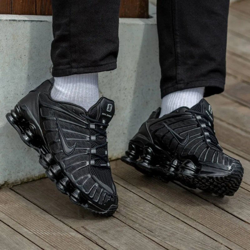 БЕЗ ПРЕДОПЛАТ ‼️Nike Shox TL All Black/ Найк Шокс ТЛ Чорні
ДРОП : 2150 — фото 6