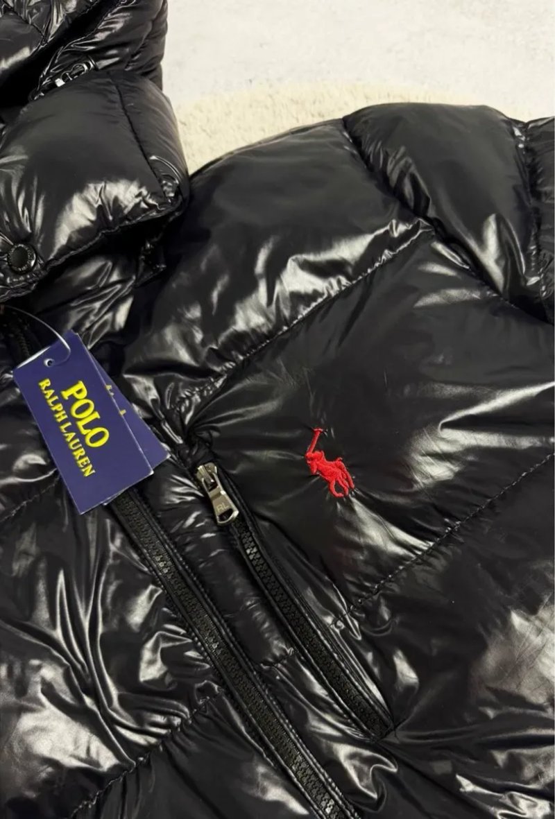‼️ БЕЗ ПРЕДОПЛАТ ‼️ Пуховик Ralph Lauren глянцева куртка чоловіча топова модель цього року — фото 4