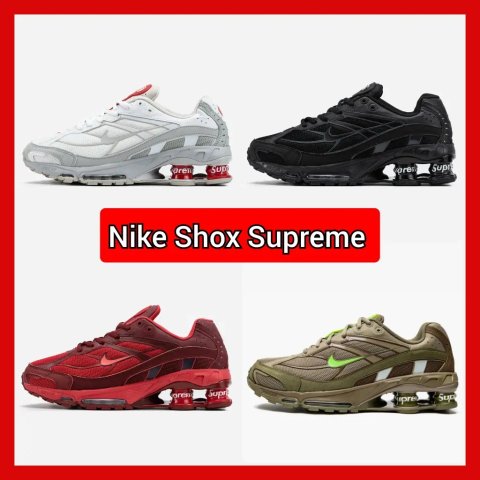 БЕЗ ПРЕДОПЛАТ ‼️ Supreme x Nike Shox Ride 2 / Найк Шокс Супрім / 40-45
