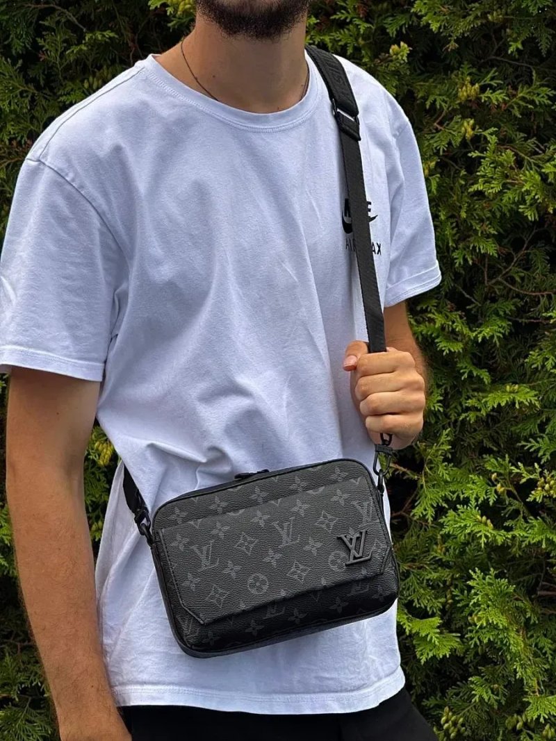 ‼️БЕЗ ПРЕДОПЛАТ‼️TOP‼️Мужская сумка через плечо Луи Витон Louis Vuitton | сумка через плечо Лв | сумка Луи витон | мужская сумка | сумка LV | — фото 4
