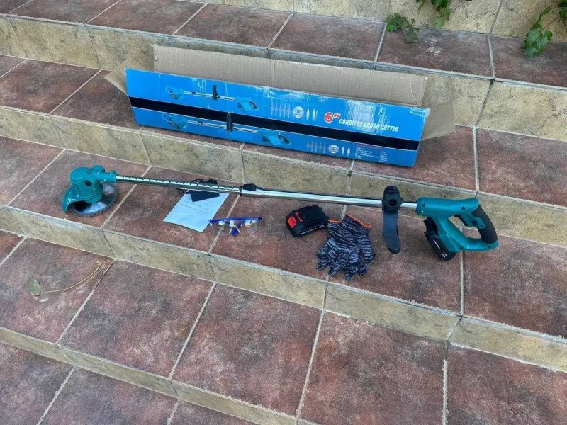 Бездротова газонокосарка акумуляторна Makita‼️ Тример на акумуляторах для трави Makita 2️⃣АКБ‼️ ОПТ і дроп — фото 2