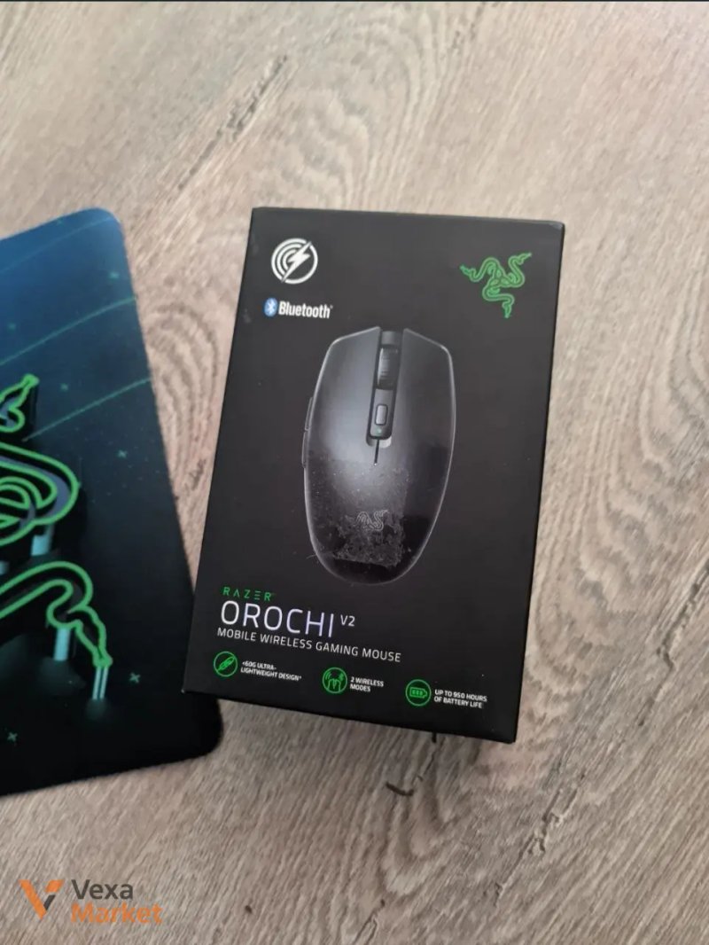 Бездротова ігрова миша Razer Orochi V2 Wireless та килимок Razer Goliathus — фото 2