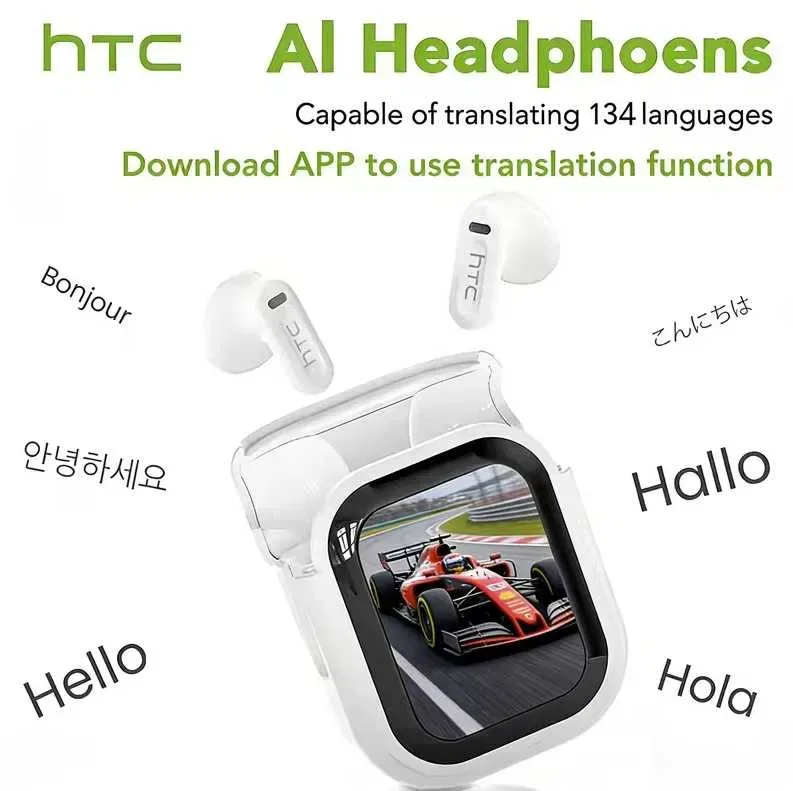 Бездротові навушники HTC NE20 Bluetooth та AI перекладачем — фото 7