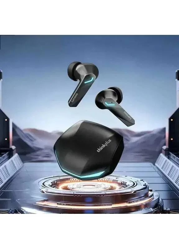 Бездротові навушники Lenovo GM2 Pro (Bluetooth 5.3, низька затримка) (чорні та білі) — фото 5