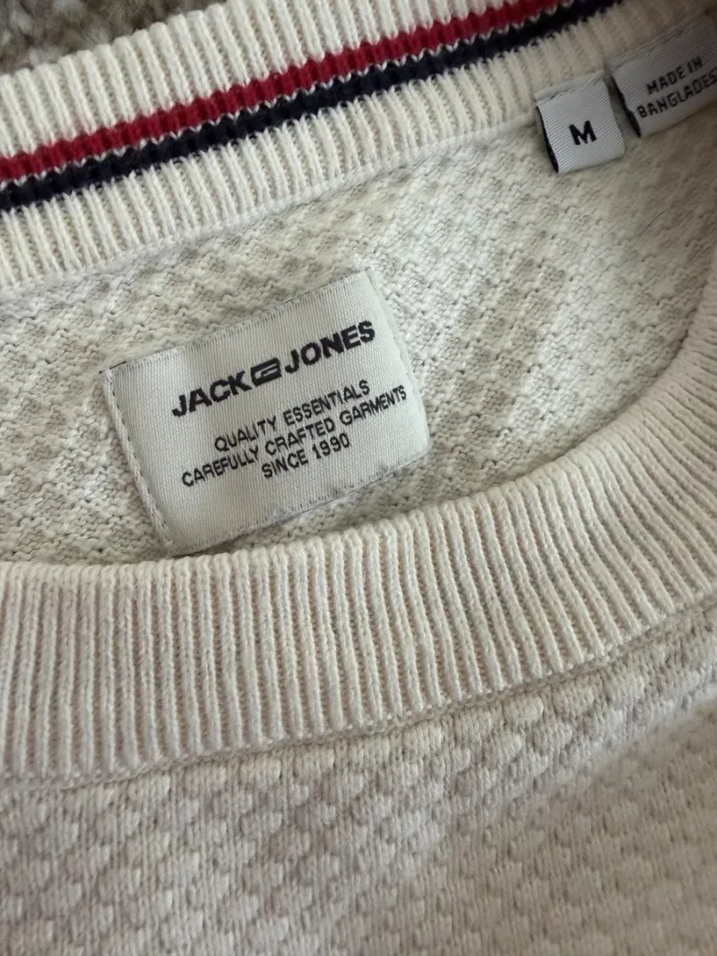 Бежевий джемпер від Jack & Jones М ( оригінал) — фото 3