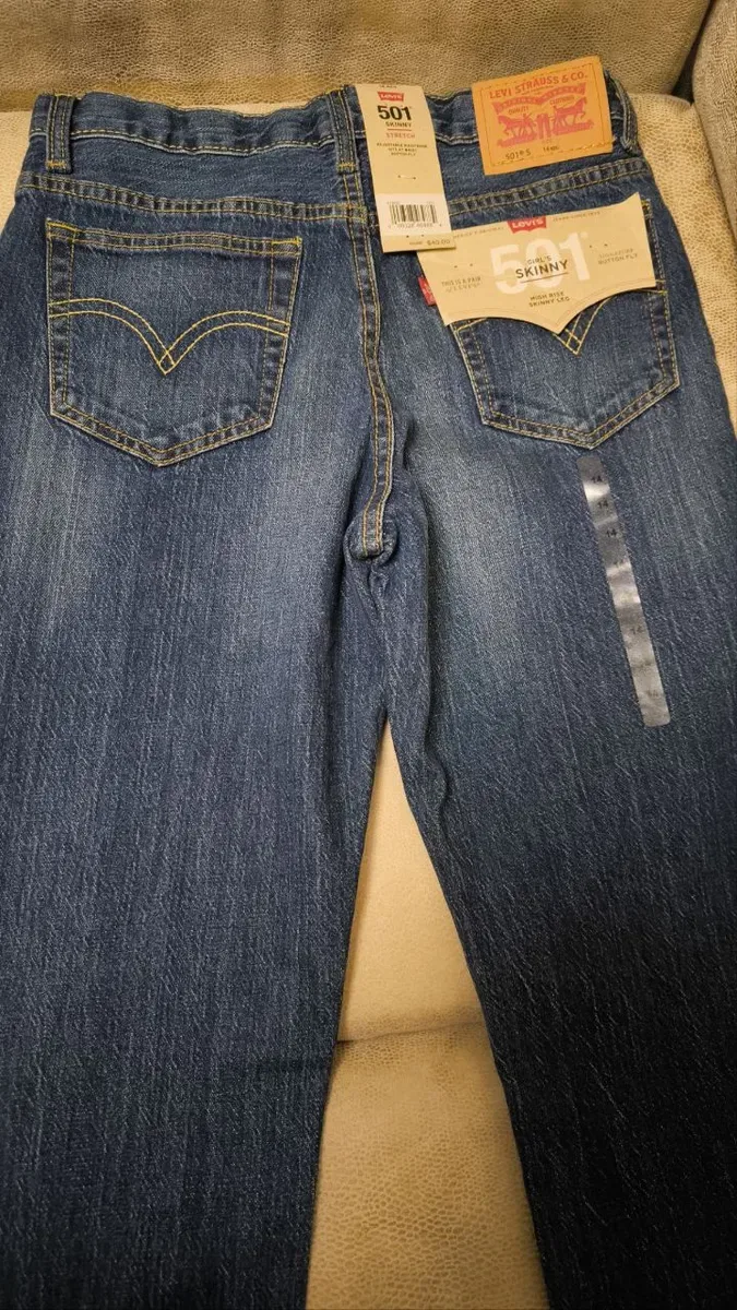 Безкоштовна доставка! Джинси levi's 501 skinny 14-15 років — фото 2