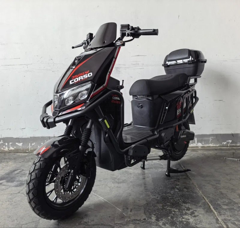 ‼️Безкоштовна доставка‼️ Електроскутер Corso Bullet 2500W 72V/40Ah — фото 3
