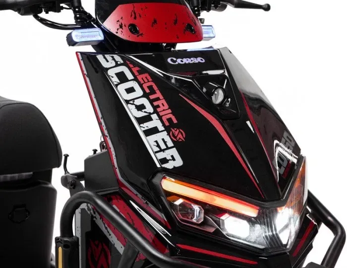 ‼️Безкоштовна доставка‼️ Електроскутер Corso Bullet 2500W 72V/40Ah — фото 6