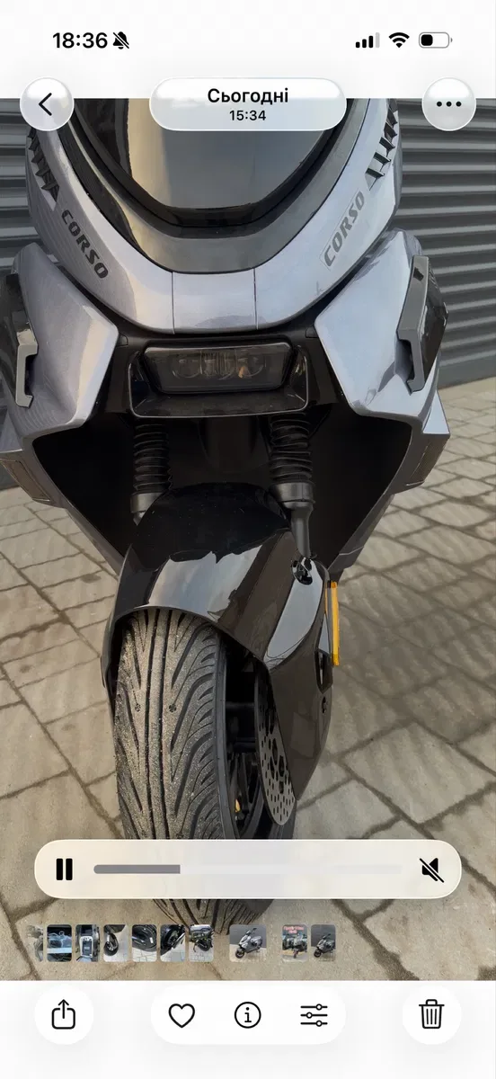 ‼️Безкоштовна доставка‼️електроскутер Корсо Shatlle x 2500/72/40а — фото 2