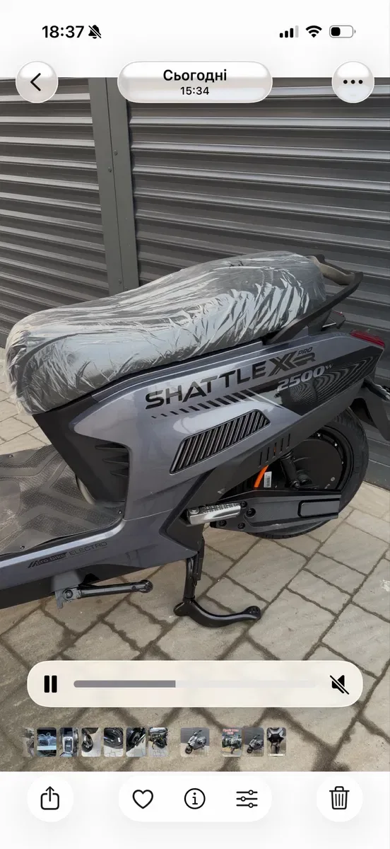 ‼️Безкоштовна доставка‼️електроскутер Корсо Shatlle x 2500/72/40а — фото 3