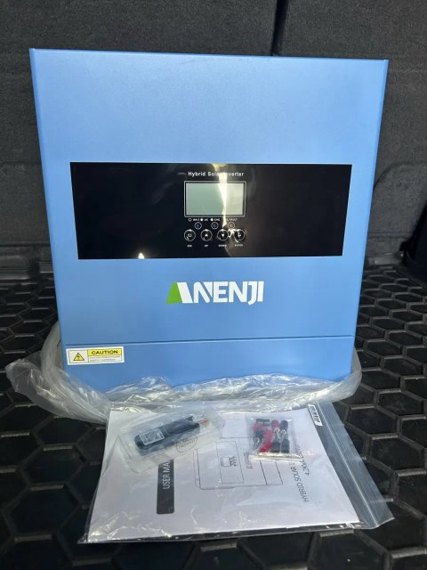 Безкоштовна доставка!Нова молель!Гібридний інвертор Anenji 4.2kW 24v Wi-Fi