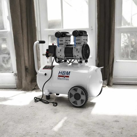 Безмасляний компресор HBM SILENT 2HP 50 л безмасляный компрессор
