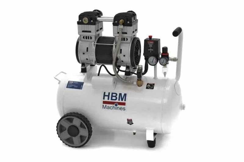 Безмасляний компресор HBM SILENT 2HP 50 л  безмасляный компрессор — фото 2