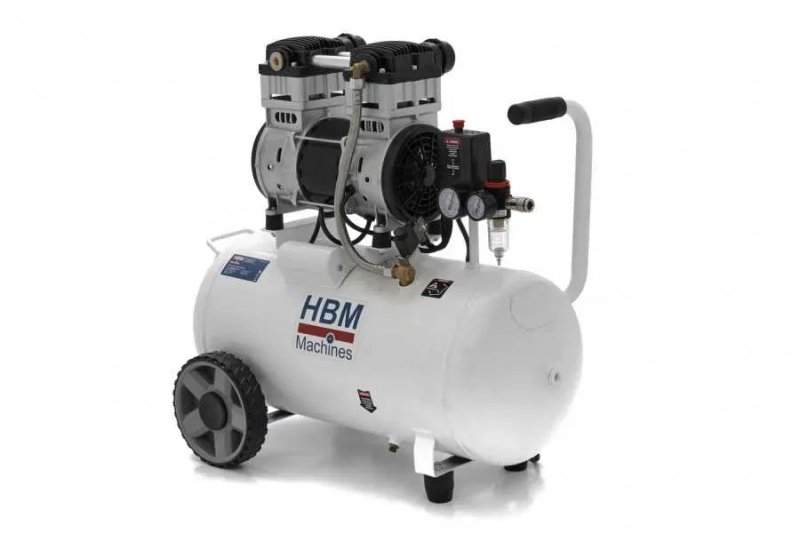 Безмасляний компресор HBM SILENT 2HP 50 л  безмасляный компрессор — фото 4