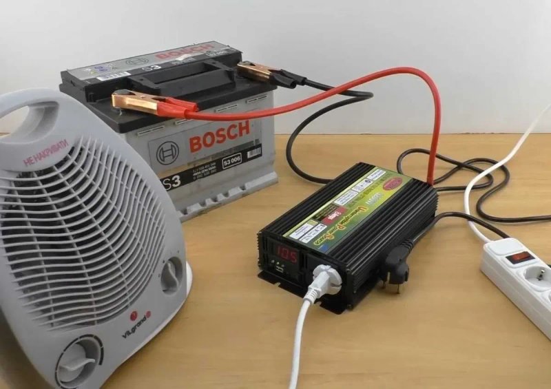 Безперебойник 3200W 15А Инвертор Преобразователь 12V-220V. Інвертор — фото 4