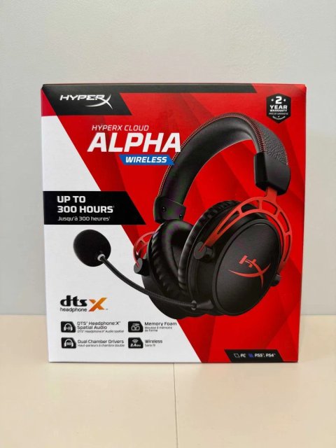 Безпровідні навушники з мікрофоном HyperX Cloud Alpha Wireless 4P5D4AA