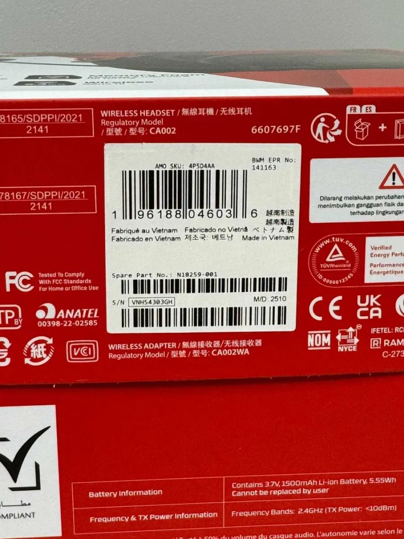 Безпровідні навушники з мікрофоном HyperX Cloud Alpha Wireless 4P5D4AA — фото 5
