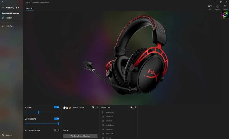 Безпровідні навушники з мікрофоном HyperX Cloud Alpha Wireless 4P5D4AA — фото 7
