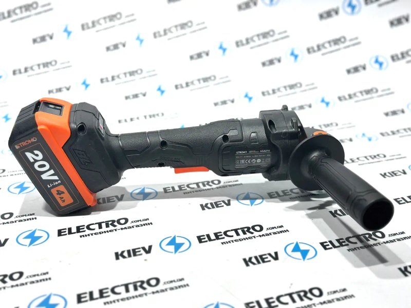 Безщеточная болгарка УШМ Stromo AGA 216 Аккумуляторная 20V тип Makita — фото 4