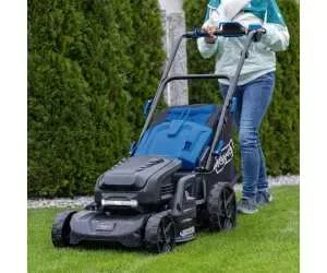 Безщіткова акумуляторна газонокосарка Scheppach BC-MP470-X САМОХІДНА — фото 2