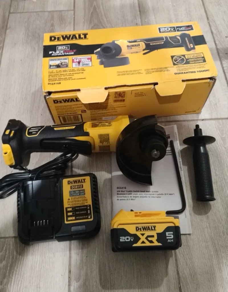 Безщіткова болгарка 125 мм DEWALT DCG416B 20V MAX FLEXVOLT ADVANTAGE — фото 2