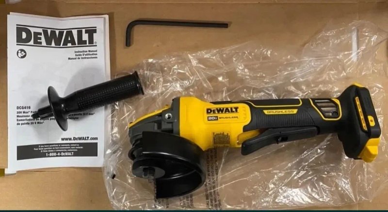 Безщіткова болгарка 125 мм DEWALT DCG416B 20V MAX FLEXVOLT ADVANTAGE — фото 4