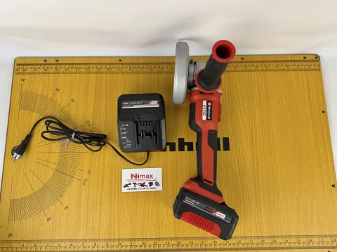 Безщіткова болгарка Einhell AXXIO з акумулятором та зарядкою