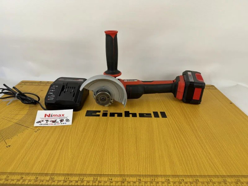 Безщіткова болгарка Einhell AXXIO з акумулятором та зарядкою — фото 3