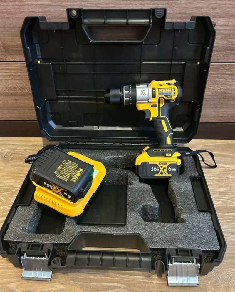 Безщітковий Ударний  шуруповерт DeWALT 36V 6AH металевий патрон 13мм — фото 6