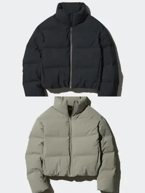 Безшовна короткий пуховик Uniqlo 471683