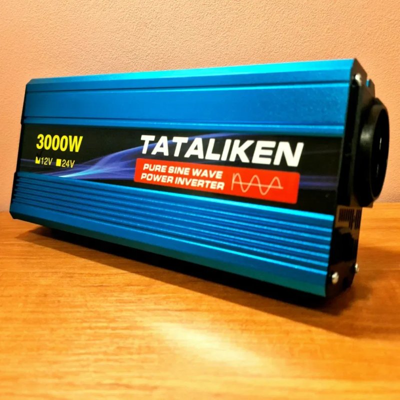 БЕЗШУМНИЙ Інвертор Tataliken 4000W/3000W/2200W/1600W | Чистий синус — фото 2
