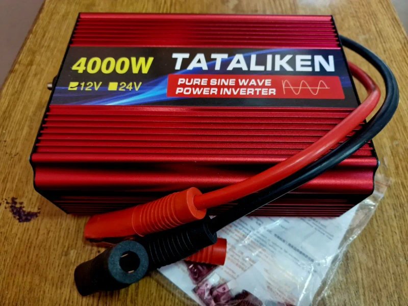 БЕЗШУМНИЙ Інвертор Tataliken 4000W/3000W/2200W/1600W | Чистий синус — фото 5