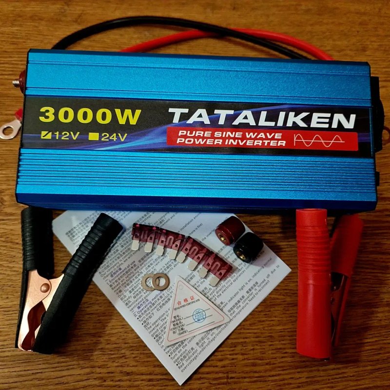 БЕЗШУМНИЙ Інвертор Tataliken 4000W/3000W/2200W/1600W | Чистий синус — фото 6