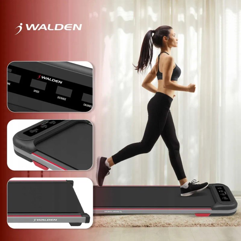 Бігова доріжка електрична Walden F2200 Slim. Складна бігова доріжка з пультом. Беговая дорожка. — фото 2
