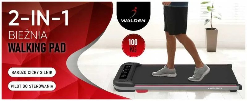Бігова доріжка електрична Walden F2200 Slim. Складна бігова доріжка з пультом. Беговая дорожка. — фото 6