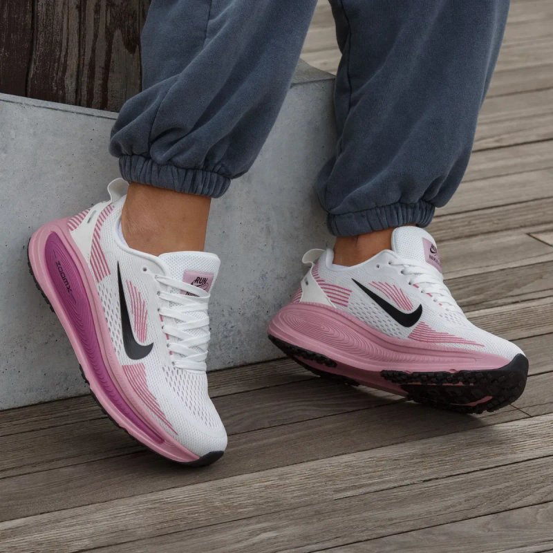 БІГОВІ! Nike Zoom Vomero 18 36 37 38 39 найк зум вомеро рожеві білі — фото 4
