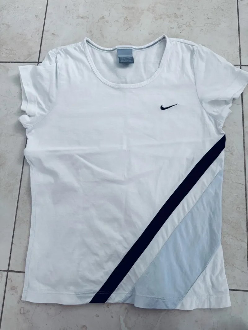Біла футболка спорт йога оригінальна Nike найк спортивна фітнес Demix — фото 3