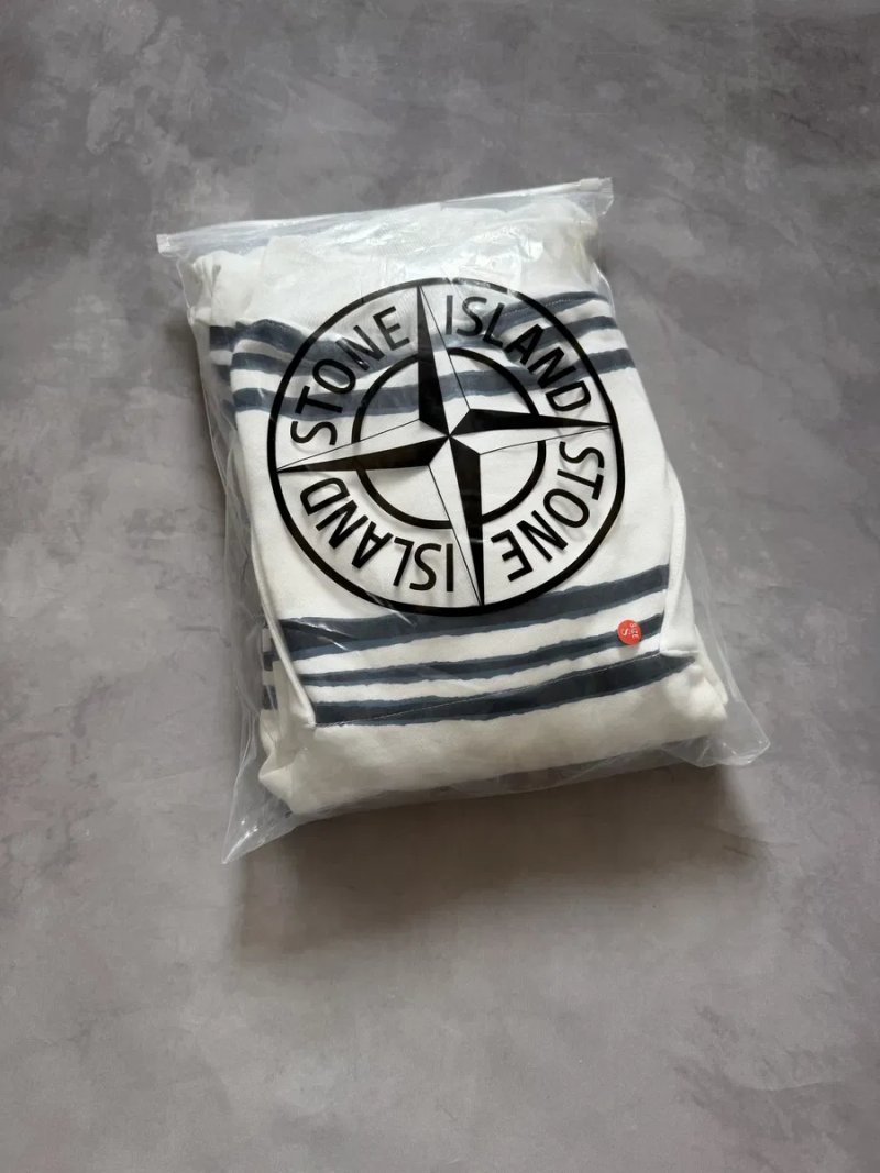 Біла худі Stone Island x Supreme | кофта стон айленд х супрім | худі Supreme Stone Island | стонік х супрім худі | кофта с капюшоном Stone Island — фото 8