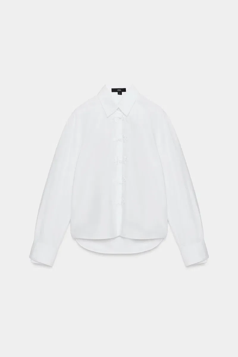 Біла сорочка Zara М, L — фото 6