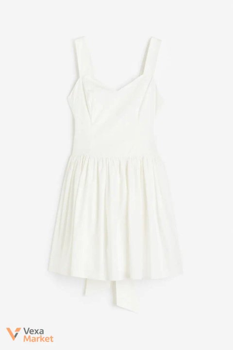 Біла сукня H&M з бантом, розмір S
