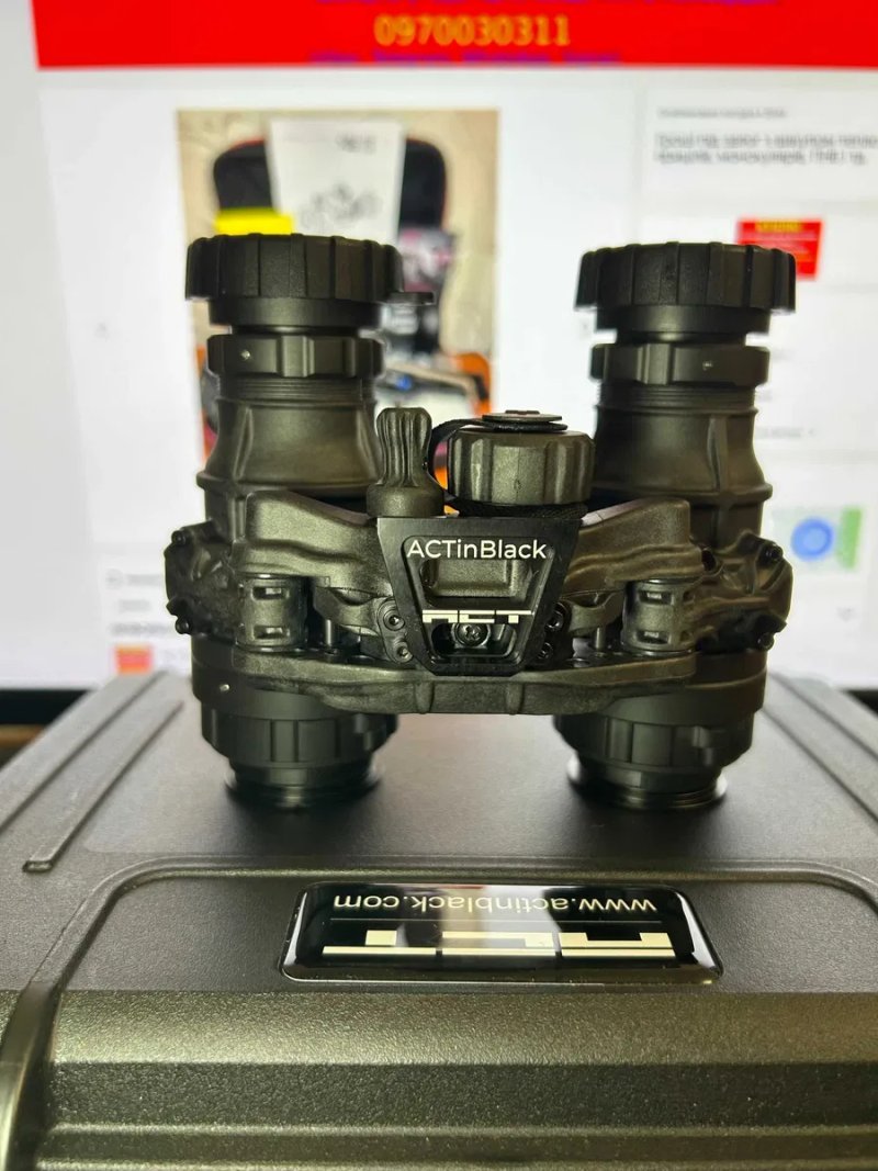 Бінокуляр Нічного Бачення (ПНБ) ACTinBlack DTNVS  V2 FOM: 2100 Gen 2+ Green Phosphor ПНБ нічник NVG монокуляр — фото 2