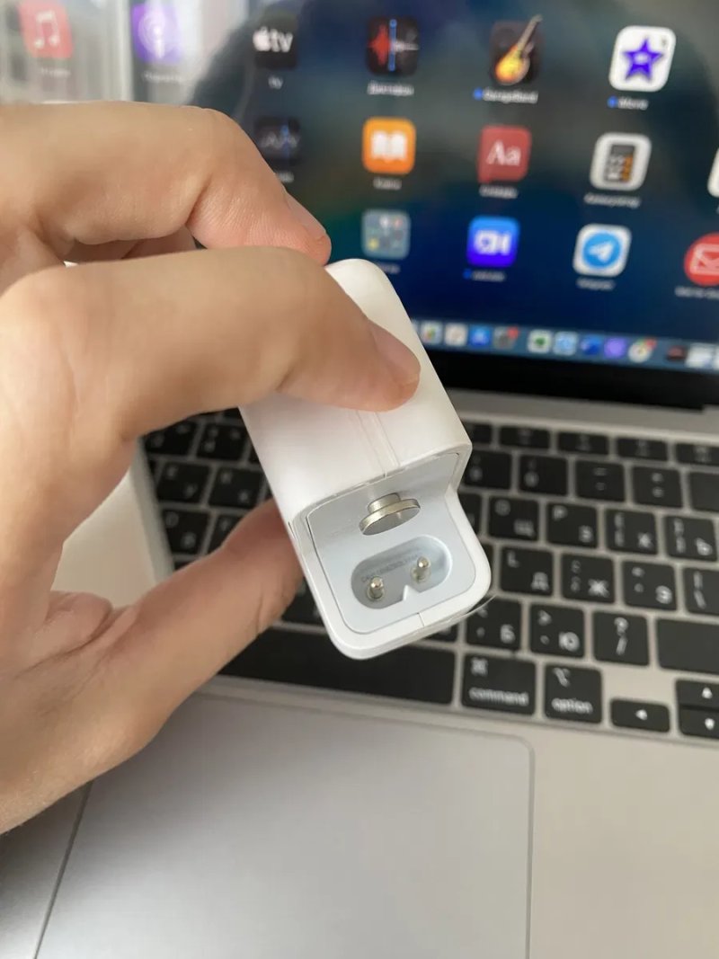 Блок адаптер зарядка Apple 35 W ватт юсб - с type-c usb-c — фото 4