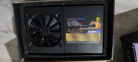 Блок живлення для майнінгу Ethereum Mining Power Supply 1600 W