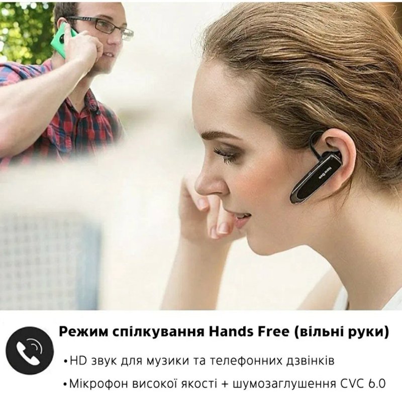 Bluetooth гарнітура New Bee LC-B41 + Кейс — фото 7