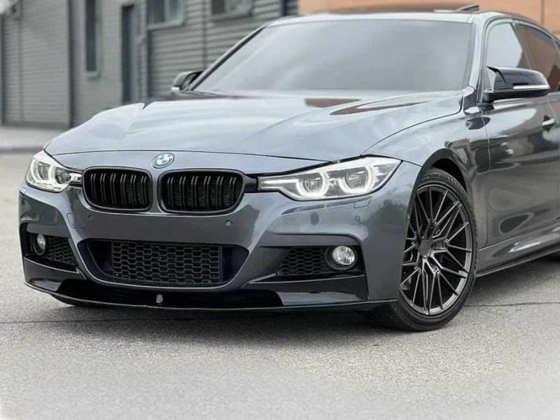 BMW 3-Series F30 F31 M-Performance Накладка набампер юбка губа дифузор — фото 3
