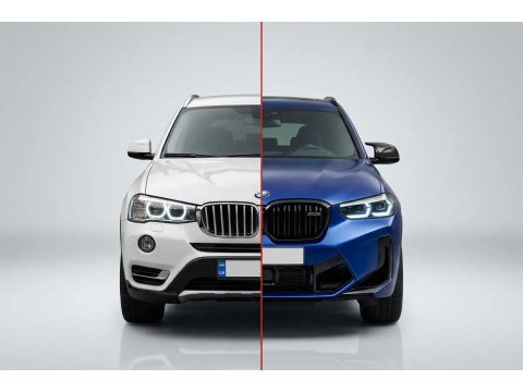 BMW X3 F25 2011-2018 рр. Комплект рестайлінгу в X3M F97 2024 р.