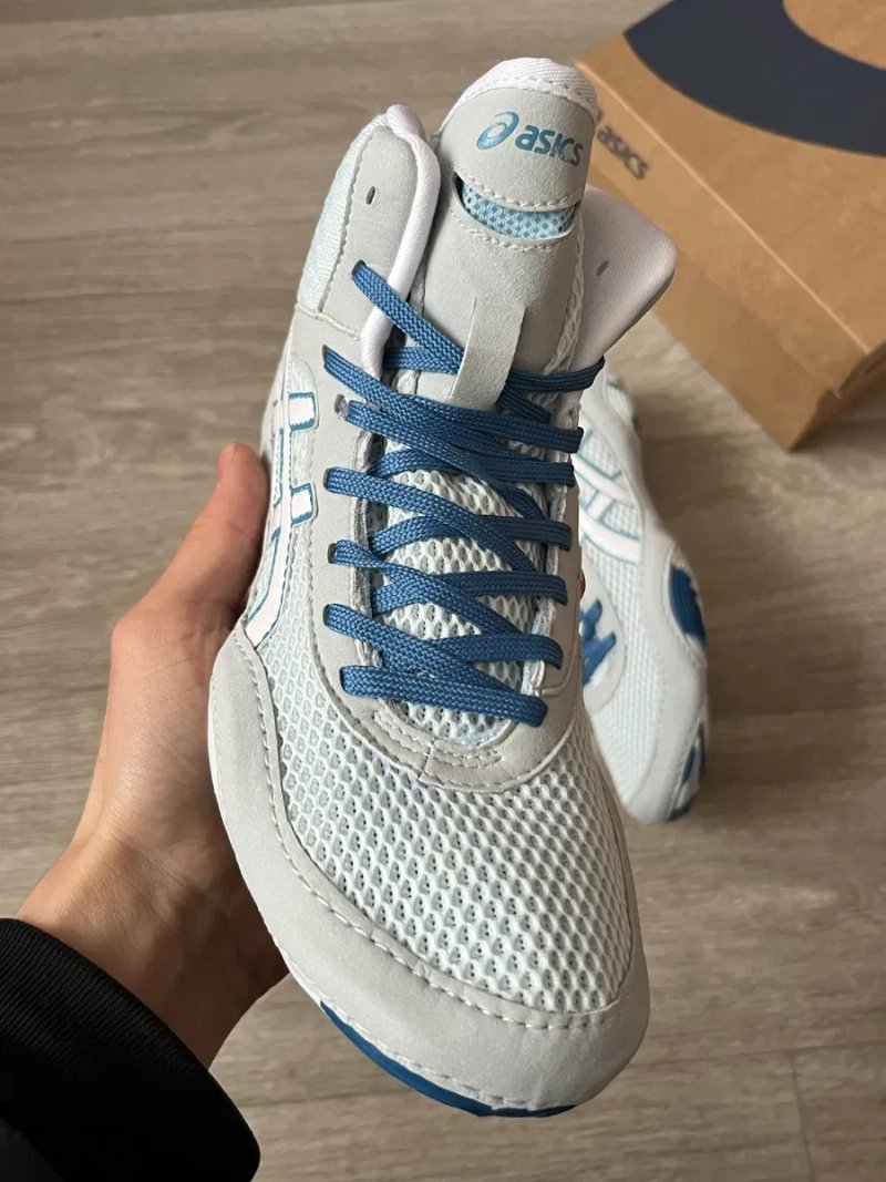 Боксерки/борцовки Asics Matblazer сині борцівки асікс — фото 2